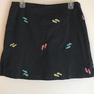 Attyre New York Black Skort Size 8